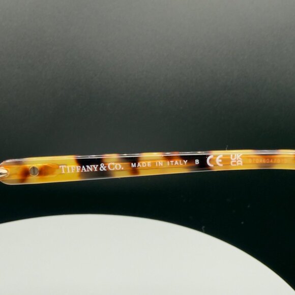 Tiffany TF 4198 80640 Yellow Havana Sunglasses Light Blue Lens 58 17 140 READ main image 9